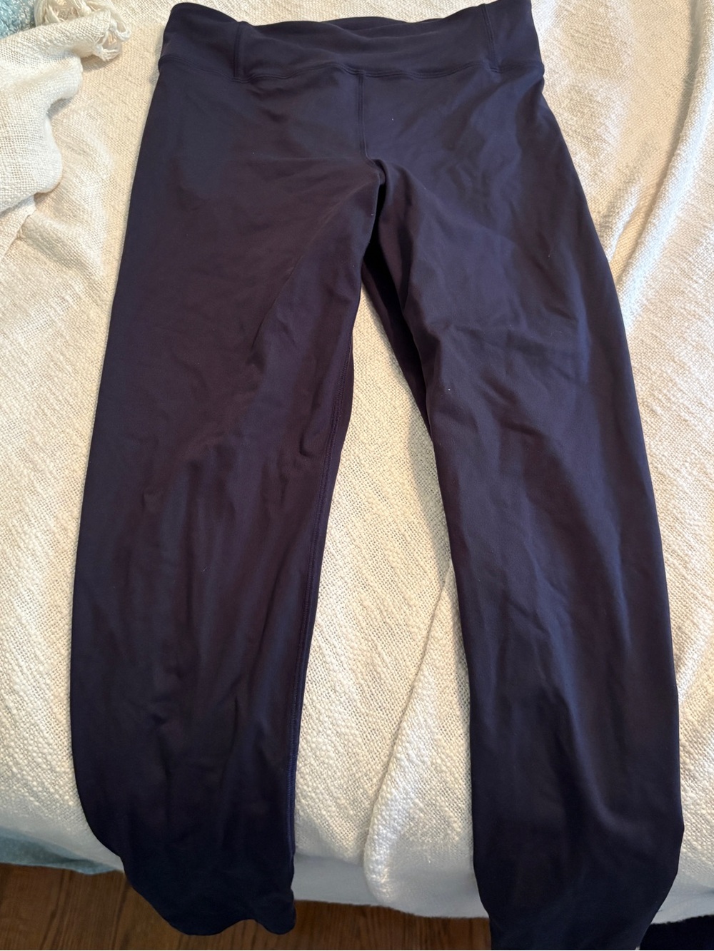 Boden Women’s Navy High-Waist Stretch Leggings US size 10 with back pocket